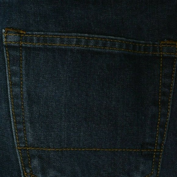 AEROPOSTALE Size 28 x 32 Mens SKINNY Leg LOW Rise DARK Wash Denim BLUE JEANS - Picture 8 of 10